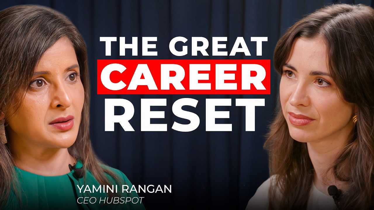 YouTube post by @SiliconValleyGirl for vidIQ. Caption reads: From India to $30Bn CEO in the USA | Yamini....