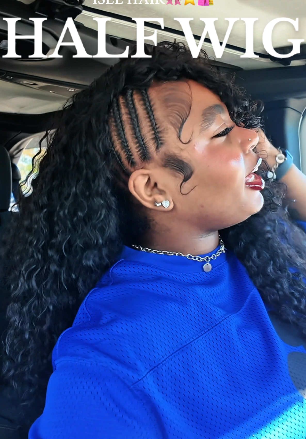 TikTok post by @shaelaashley for iseehair. Caption reads: burmese curly is becoming my favvv🎀🩰🌸 @ISEEHAIR....