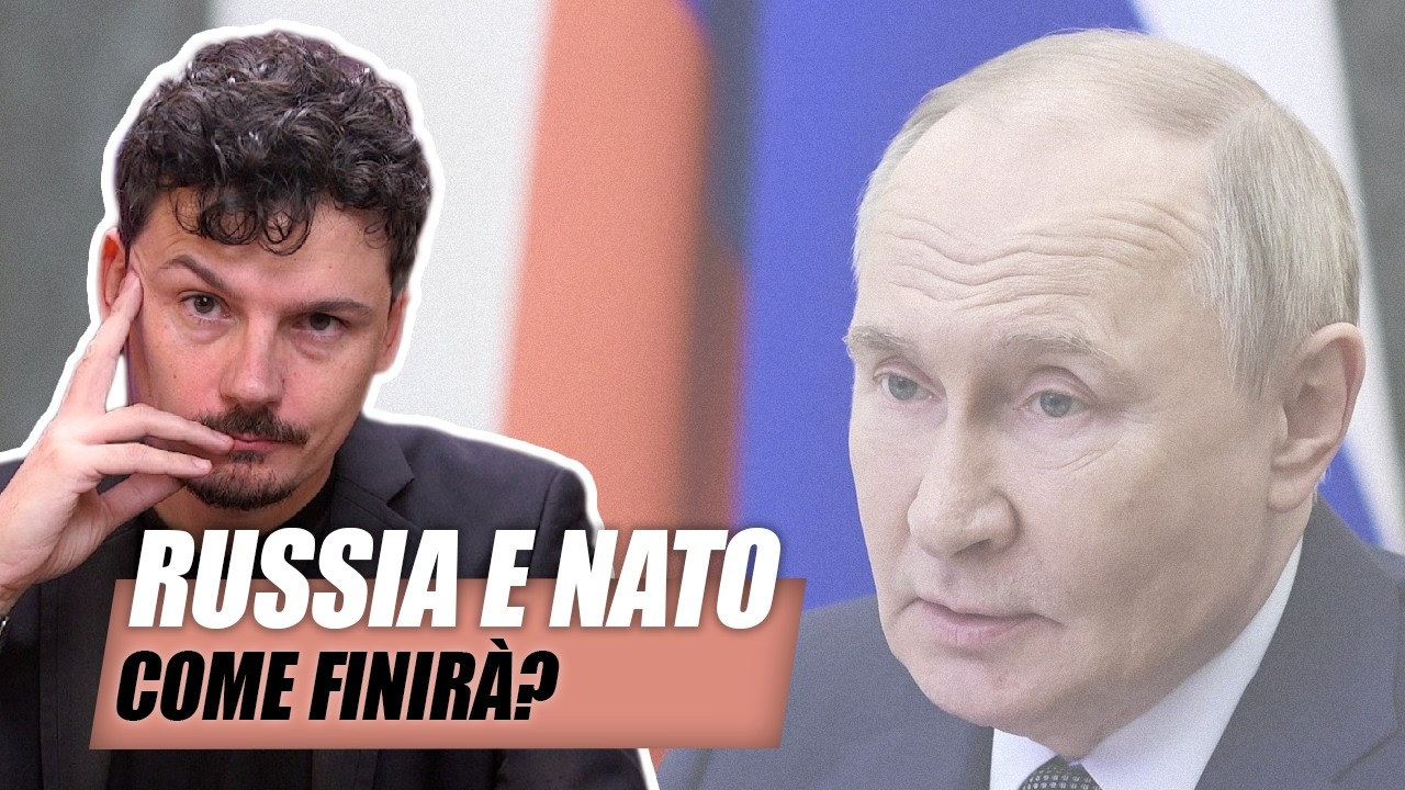YouTube post by @breakingitaly for Waterdrop. Caption reads: Tensions between Russia and NATO are growing, how....