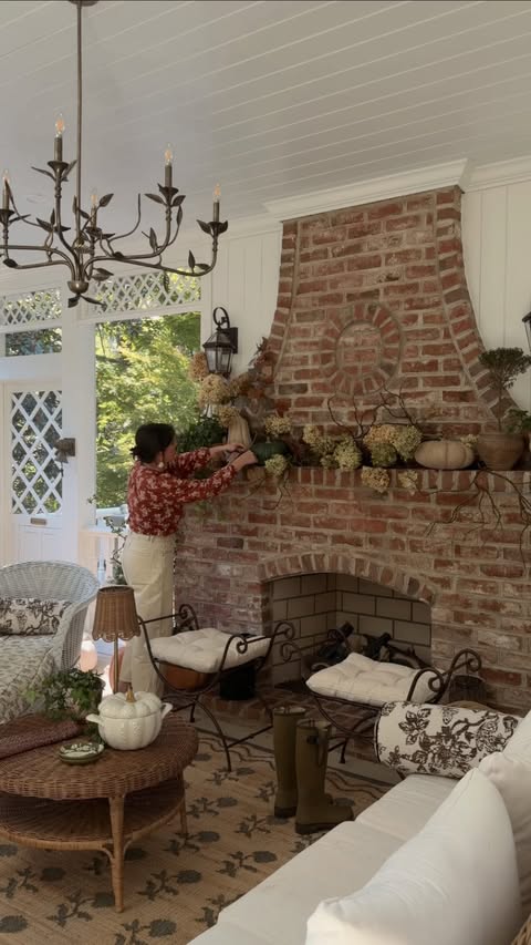 Instagram post by @prettyinthepines for World Market. Caption reads: [...] of real and faux! Sharing all of my....