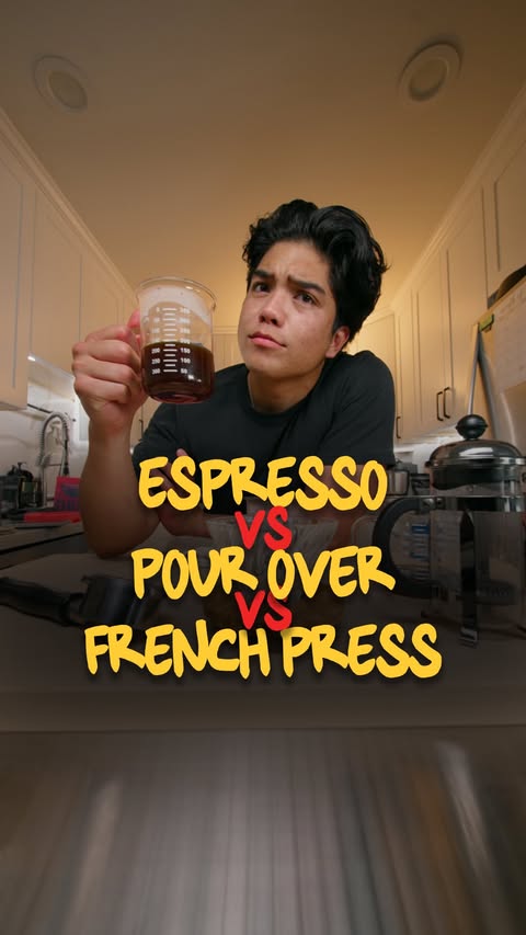 Instagram post by @mattvillena for Trade Coffee. Caption reads: [...] French Press - what’s the difference? Trade....