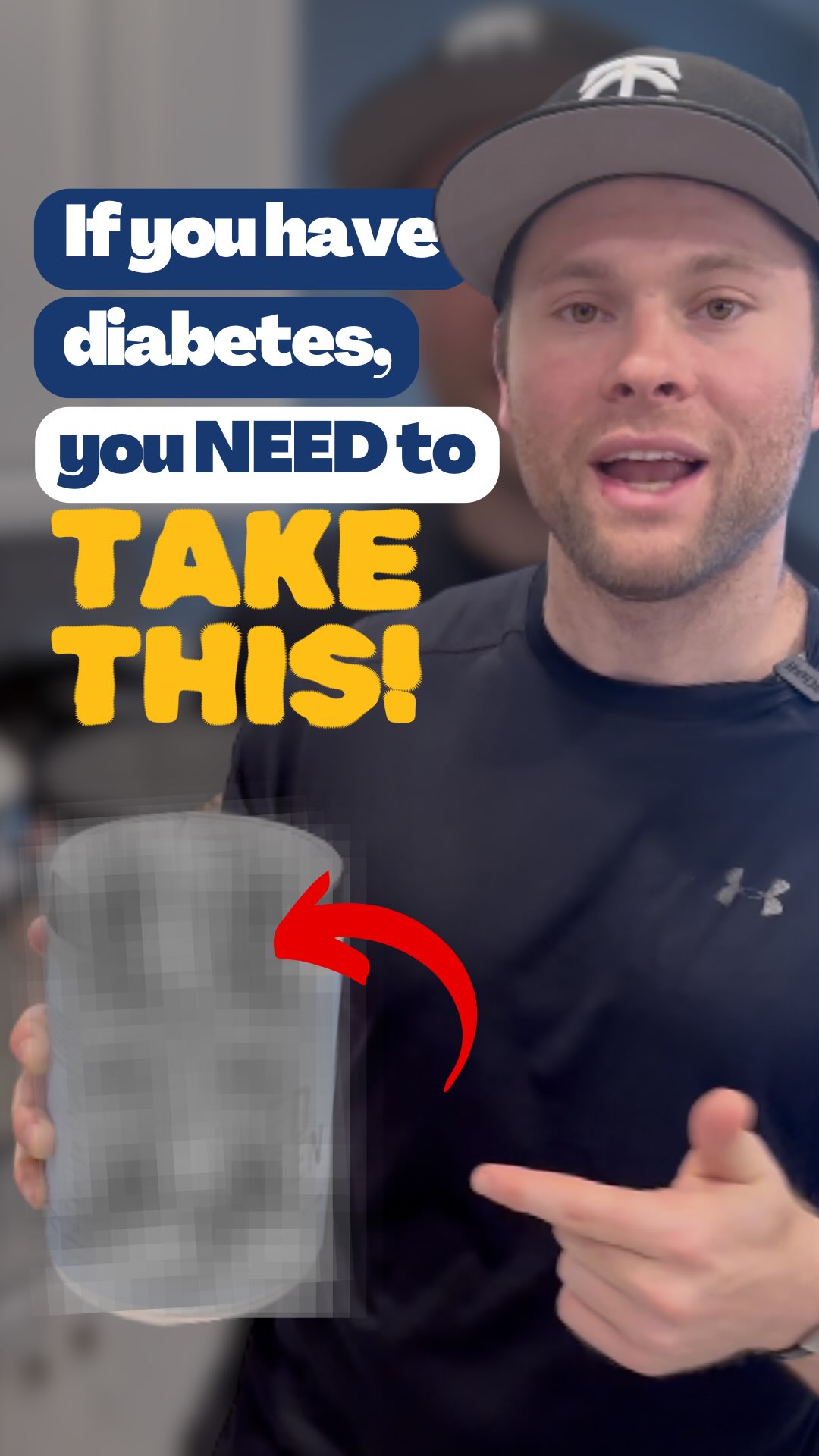 Instagram post by @manoftzeel for NAKED nutrition. Caption reads: If you have diabetes, you NEED to be taking....