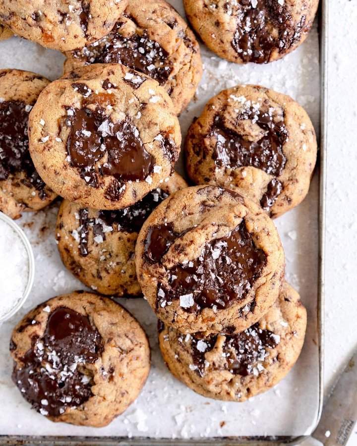 Instagram post by @cloudykitchen for Bake from Scratch. Caption reads: Theres a new recipe on the website - small batch....