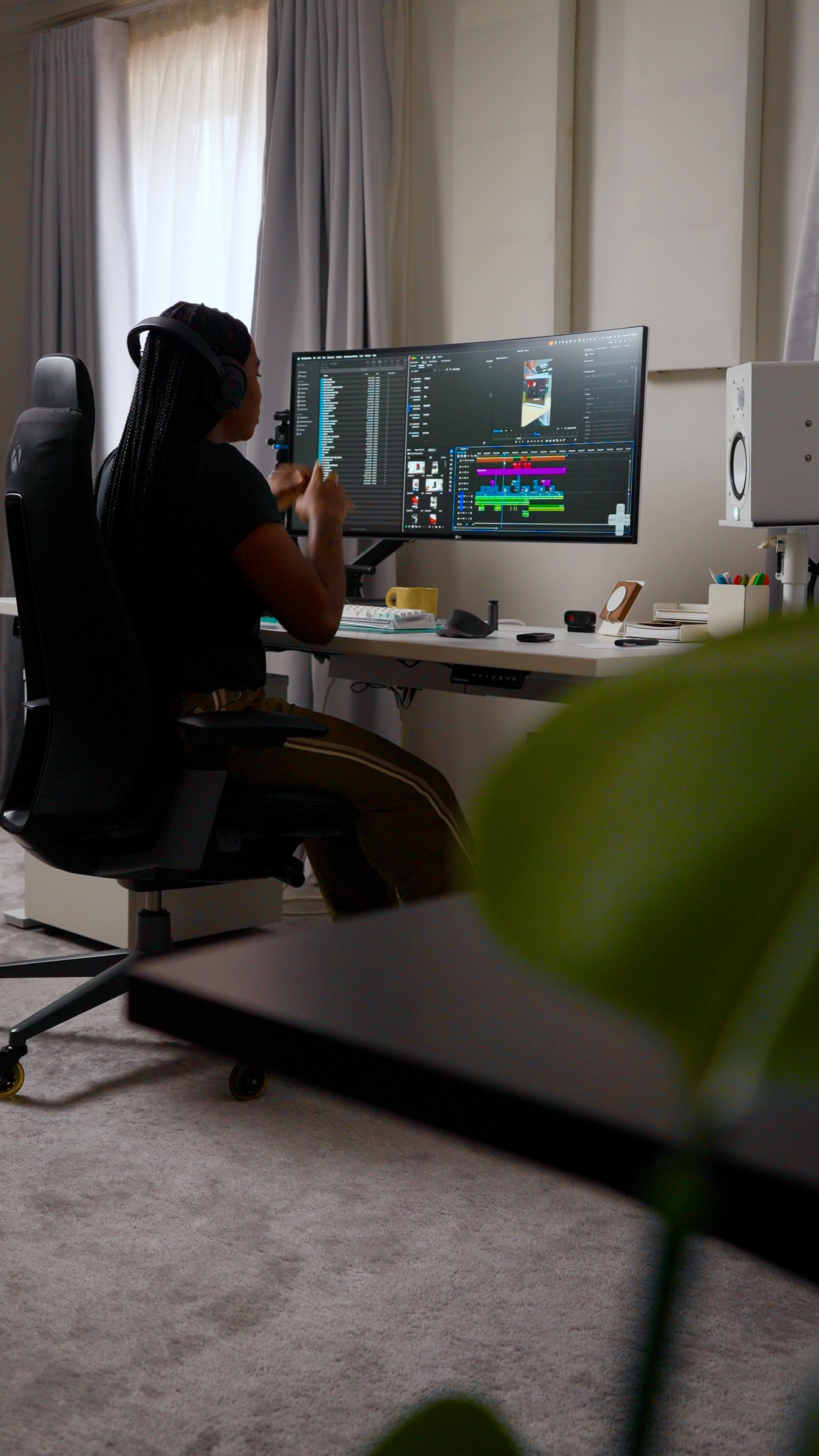 Instagram post by an influencer for Adobe Creative Cloud. Caption reads: [...] flow. #adobepartner @adobecreativecloud.