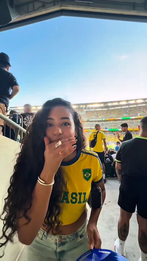 Instagram post by @liriansantoss for FIFA. Caption reads: POV: YOU’RE WATCHING YOUR COUNTRY AT THE FIFA....