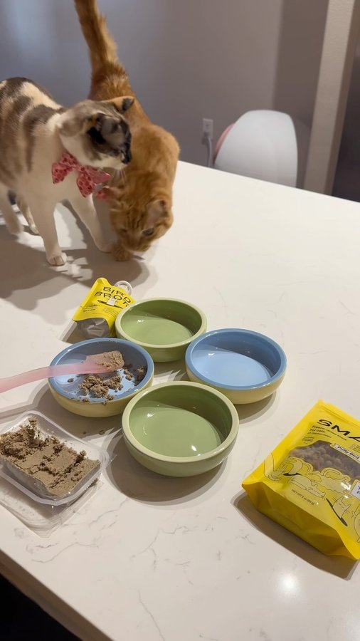 Instagram post by @peachandpumpky for Smalls. Caption reads: [...] with a sleek and functional bowl, the....