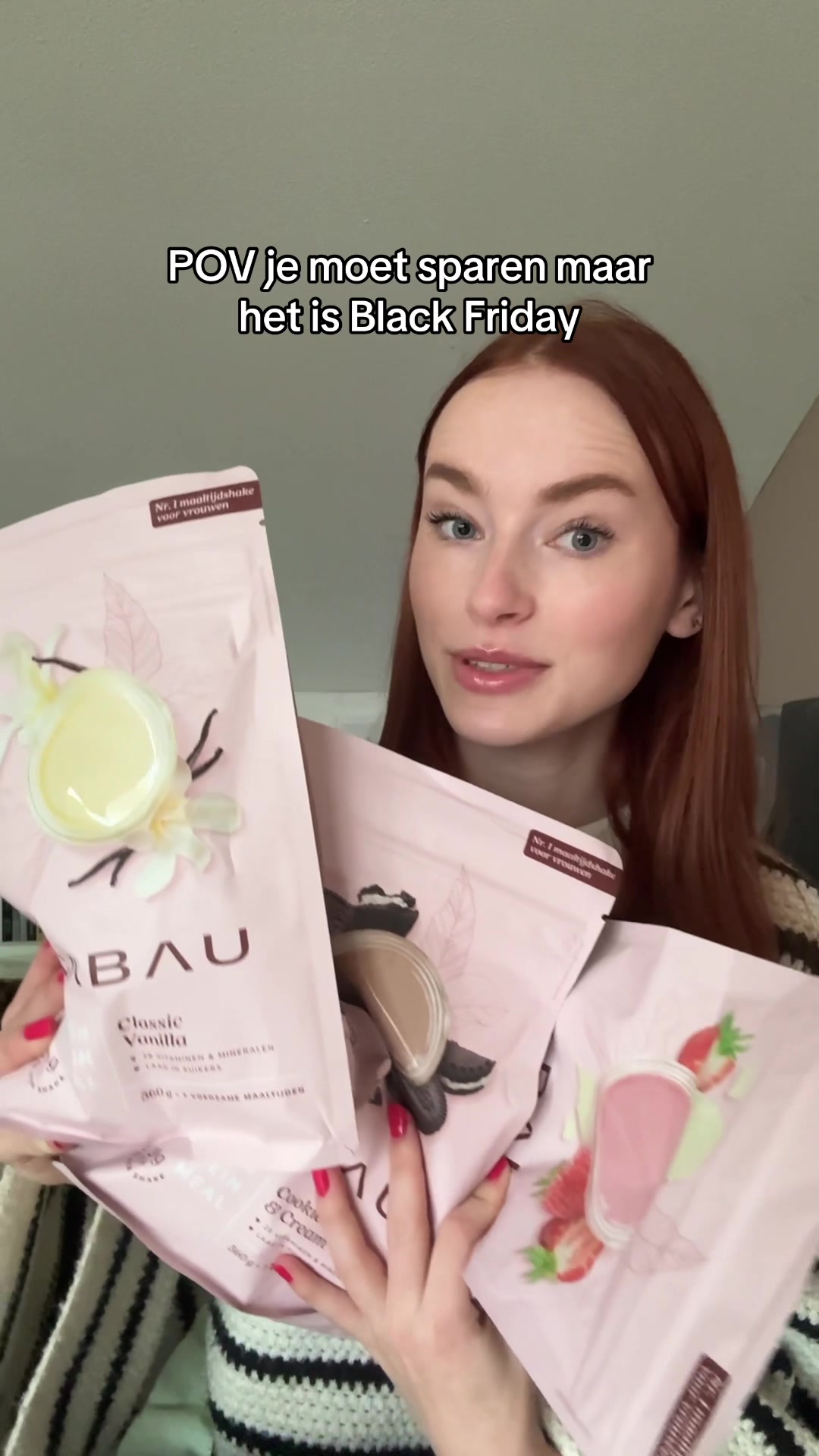 TikTok post by @lxnneke for Cabau Lifestyle. Caption reads: Ad | Mega @Cabau Lifestyle unboxing 🤩🩷 Nog....
