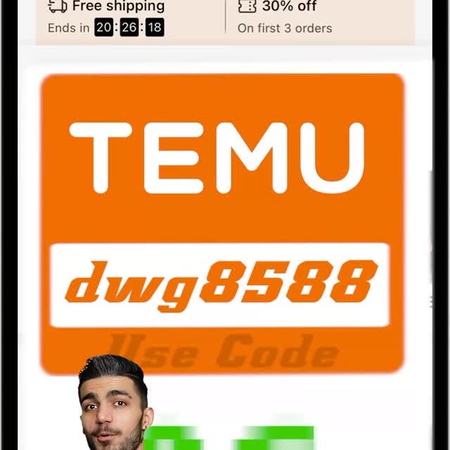 Instagram post by an influencer for Temu. Caption reads: Temu never disappoints!❤️ From daily [...].