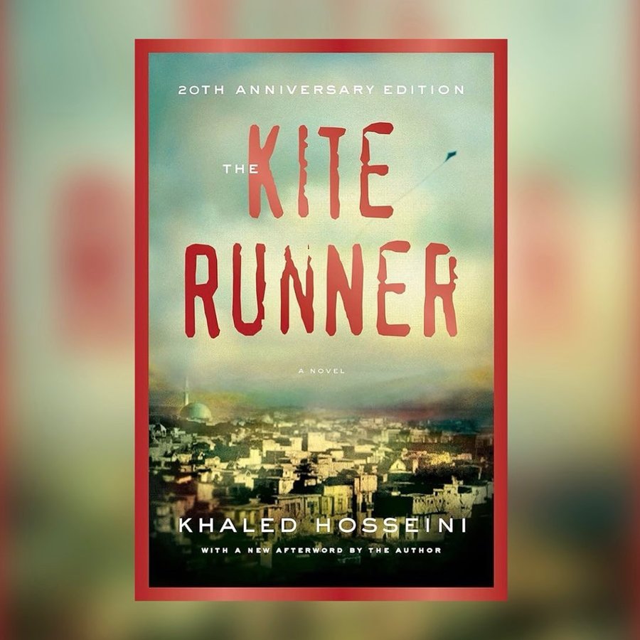 Instagram post by @khosseini for Riverhead Books. Caption reads: Today marks 20 years since the publication of The....