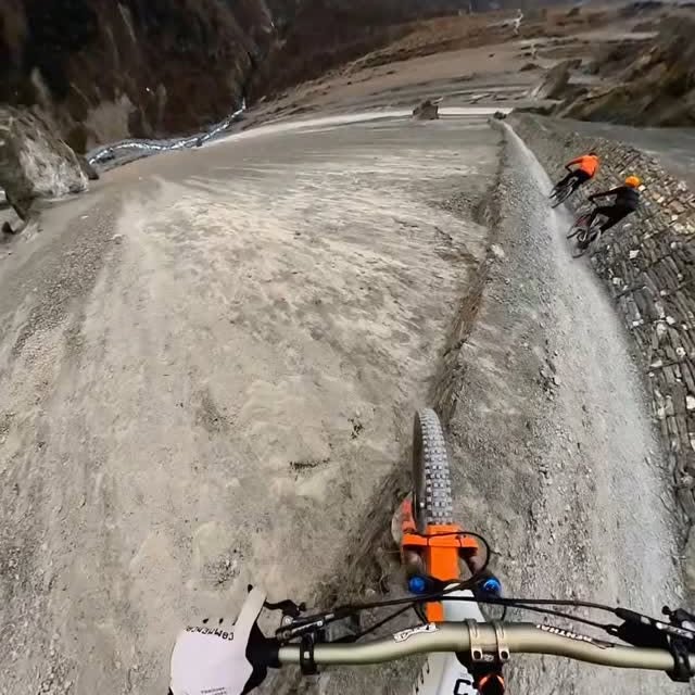 Instagram post by @kilianbron for TISSOT. Caption reads: #STEEP ⚠️ Took the wrong riding line and almost....