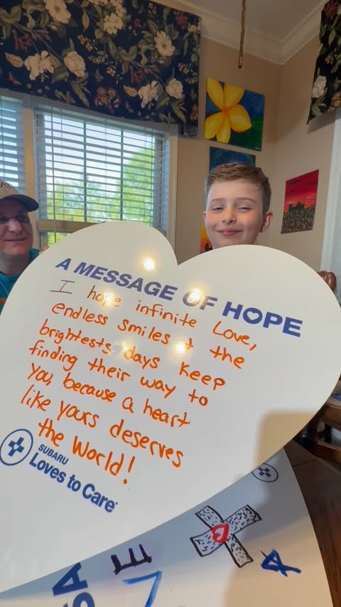 Instagram post by @isaiahgarza for Subaru of America. Caption reads: As many of you know, helping children and families....