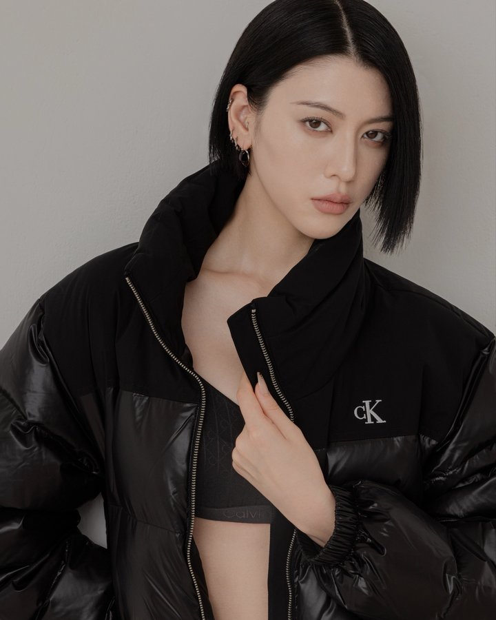 Instagram post by @miyoshi.aa for Calvin Klein. Caption reads: -Calvin Klein-

A cool contrast of matte and shiny....