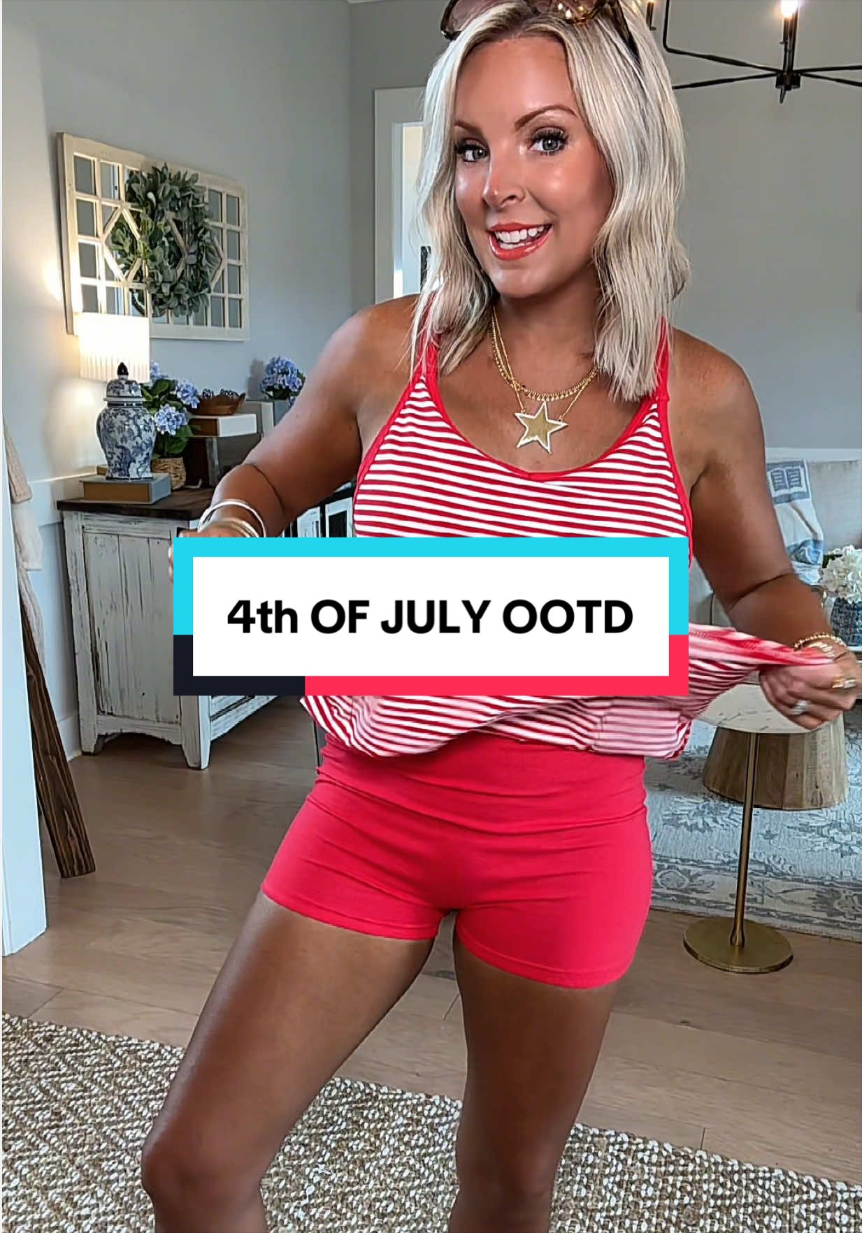 TikTok post by an influencer for SCUSTY. Caption reads: @SCUSTY #dealsforyoudays.