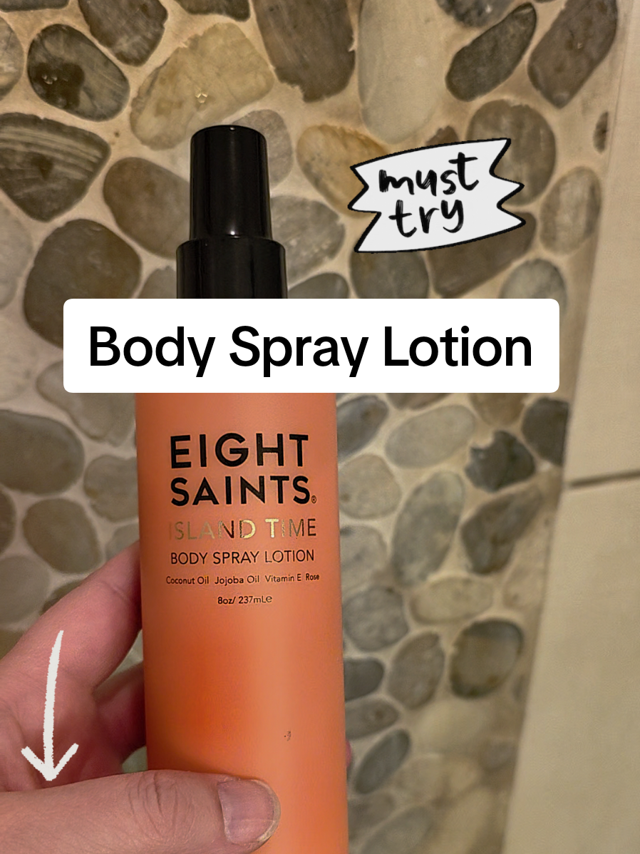 TikTok post by @lindsey_midwestmama for Eight Saints Skincare. Caption reads: [...] even the hard to reach places! @Eight Saints....