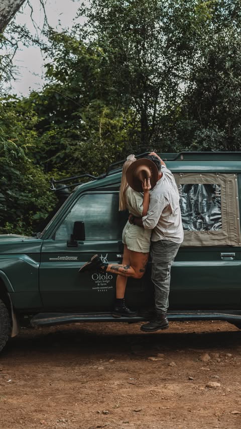 Instagram post by @diaryaroundtheworld for GetYourGuide. Caption reads: Chasing horizons and heartbeats in the Maasai....
