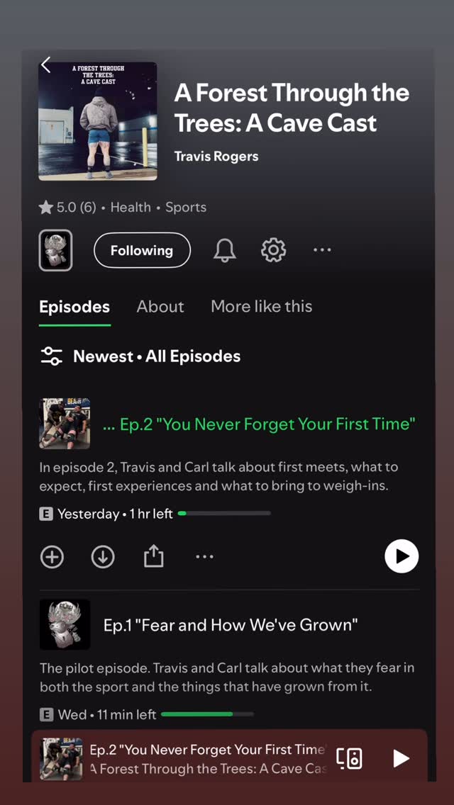 Instagram post by @grumpybearrogers for Zone Smelling Salts. Caption reads: [...] for this season of the podcast....