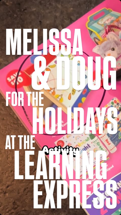 Instagram post by @themichaelmaguire for Melissa & Doug. Caption reads: The Melissa & Doug Take-Along Activity Easel is....