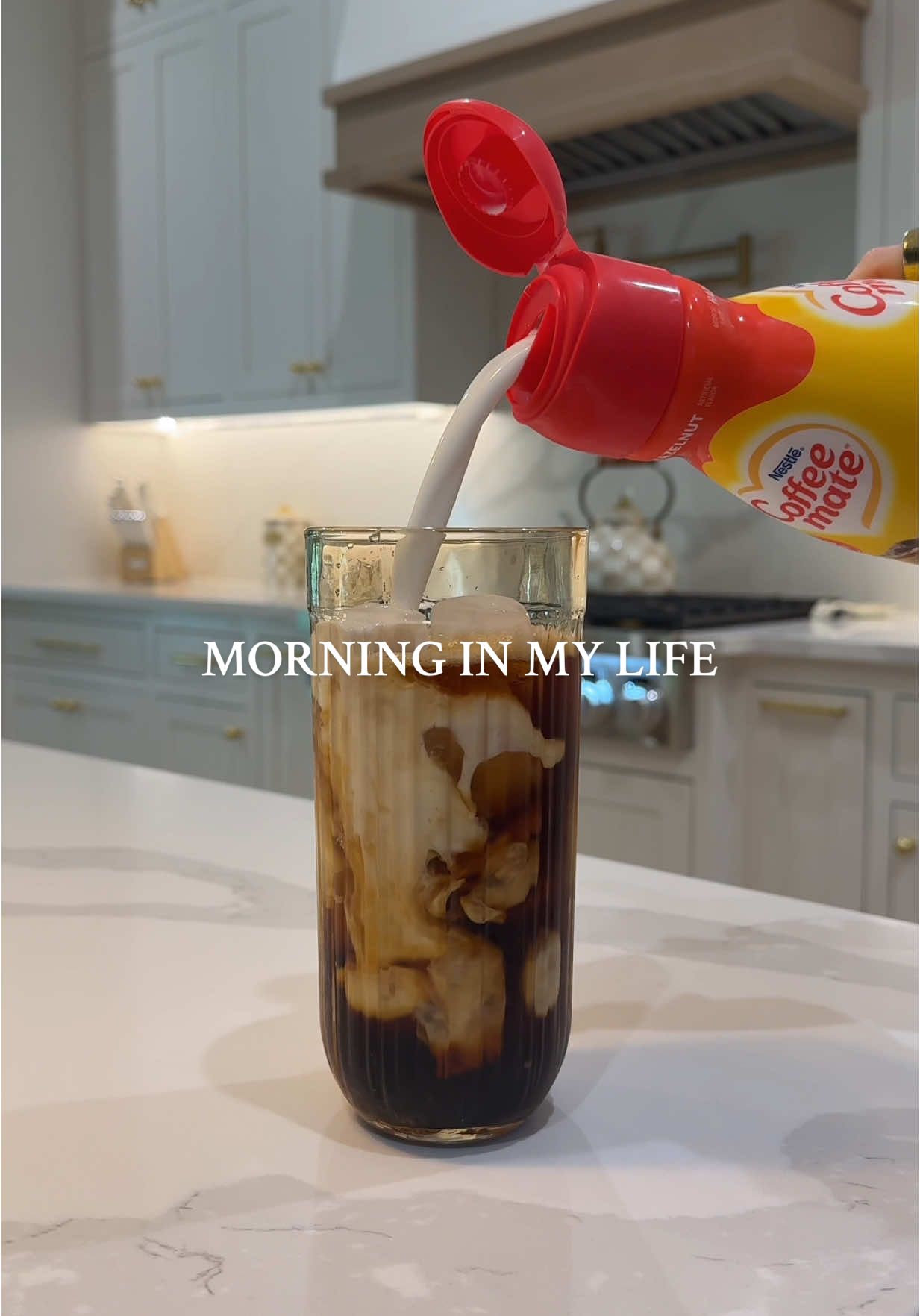 TikTok post by @kaylagresh for Maev. Caption reads: asmr morning in my life! 🧚‍♀️🦴💗👢@Maev #asmr....