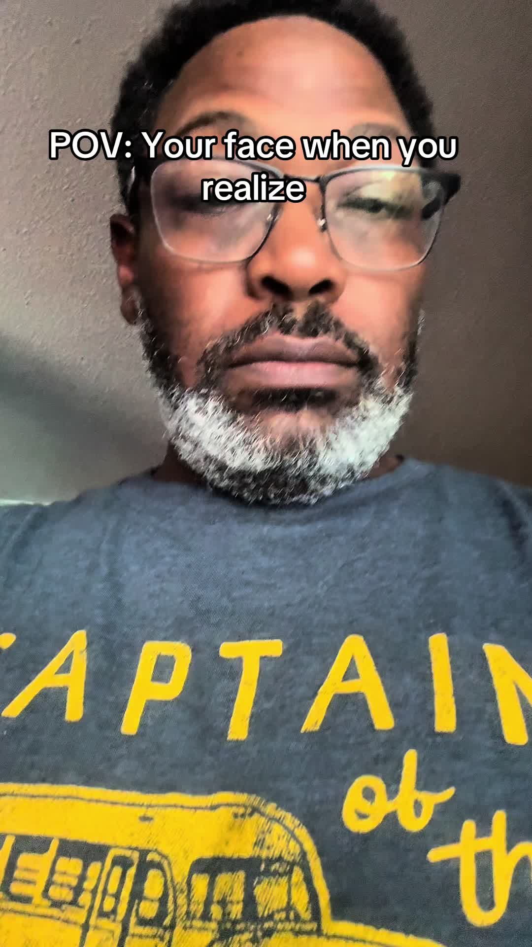 TikTok post by @mariapull23 for Crazy Dog TShirts. Caption reads: @Crazy Dog Tshirts Captain of the Struggle Bus. My....
