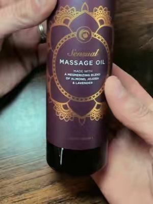 TikTok post by @kaylaa6580 for Maple Holistics. Caption reads: [...] Lavender & Jojoba Body Oil - Maple Holistics....