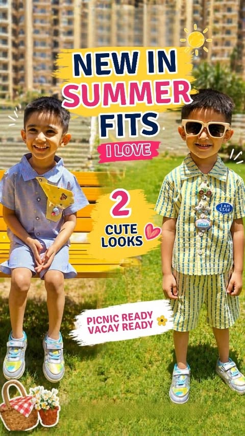 Instagram post by @nirvaan.verma6 for Hopscotch. Caption reads: [...] cutest summer outfits and Hopscotch made it....