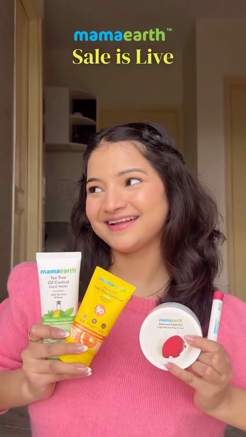 Instagram post by @diksha_dixitt for Mamaearth. Caption reads: Sale season is here right ✨
@mamaearth.in B2G2 is....