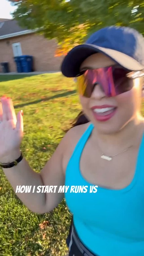 Instagram post by @momlikeaboss_ for Shokz. Caption reads: Every run starts with confidence and ends with....