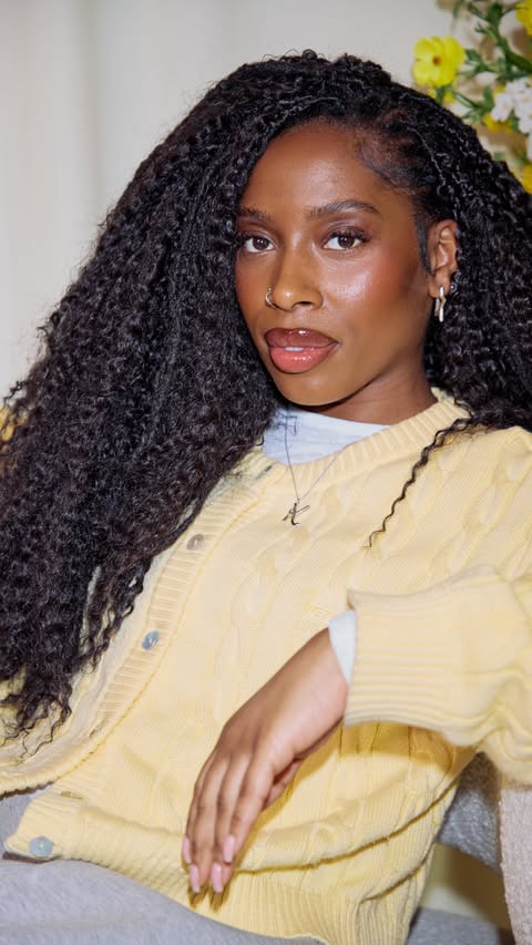 Instagram post by @kimberleycumberbatch for Bumble. Caption reads: 💛ad It’s all in the details @bumble - give your....