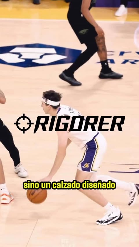 Instagram post by @crunchtimerd for Rigorer. Caption reads: [...] éxito de Austin Reaves está en sus pies....