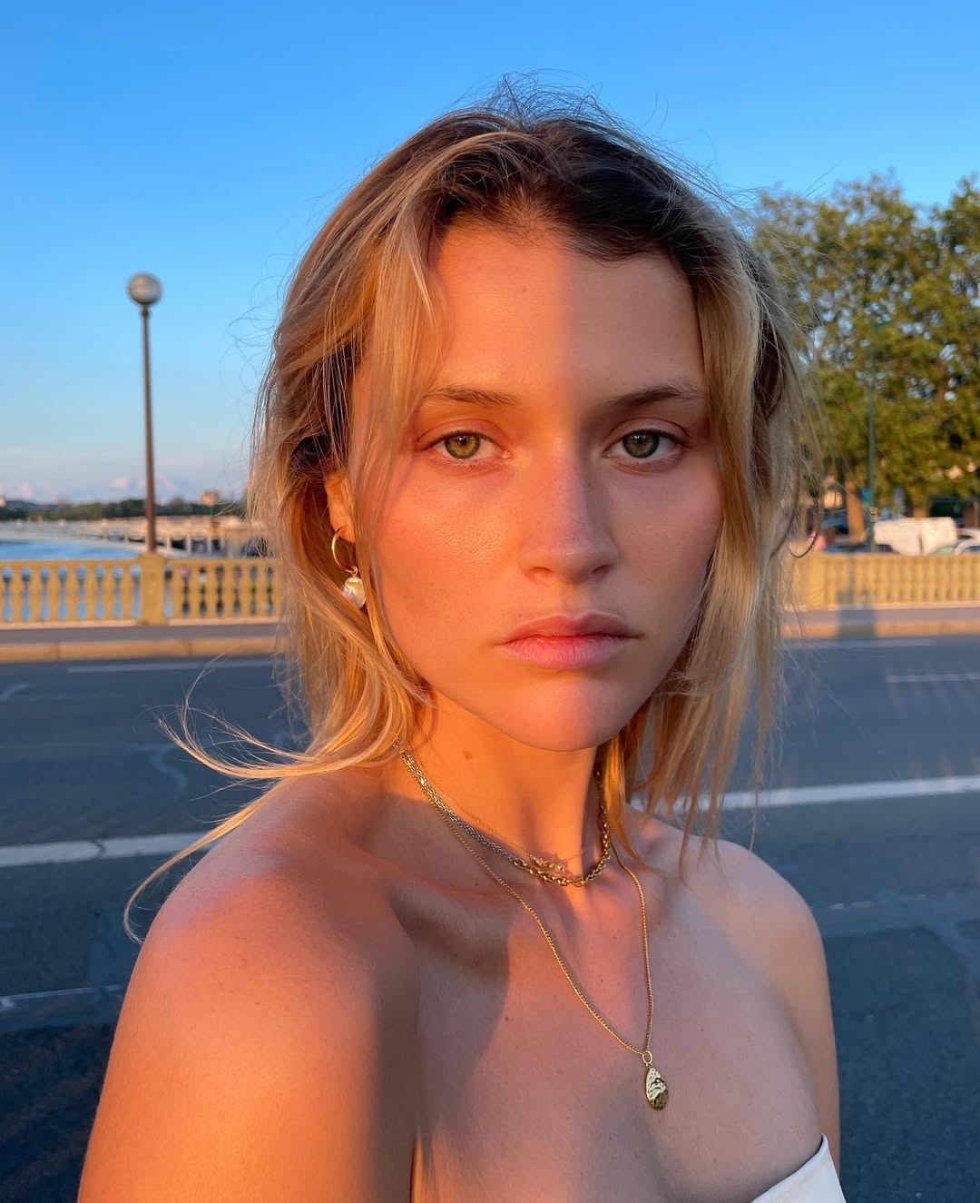 Instagram post by @chloelecareux for PAUL HEWITT. Caption reads: You be the sun 🌞I will be the moon 🌚 

Wearing....
