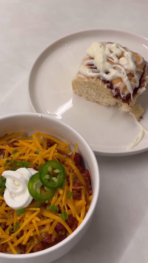 Instagram post by @badbrownskinn for Caraway Home. Caption reads: It’s chili season and I don’t want to hear a thing....