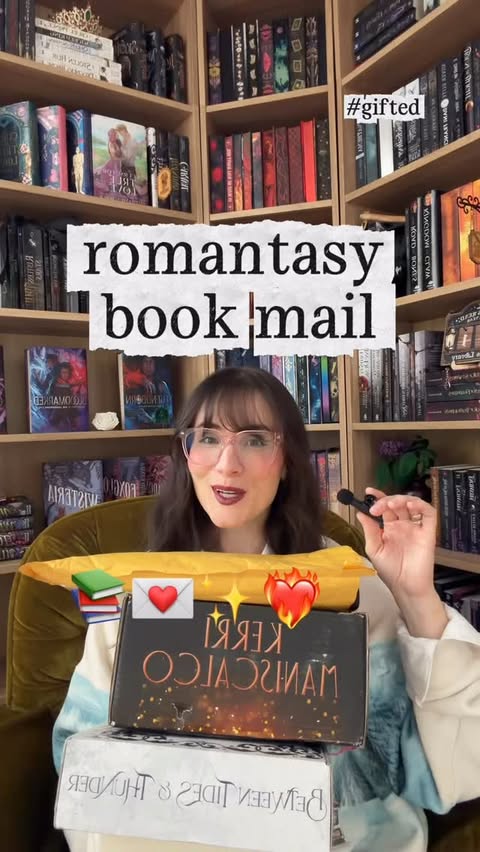 Instagram post by @karly_rose_reads for Random House Group. Caption reads: Romantasy Book Mail Monday 💌 #gifted Thank you so....