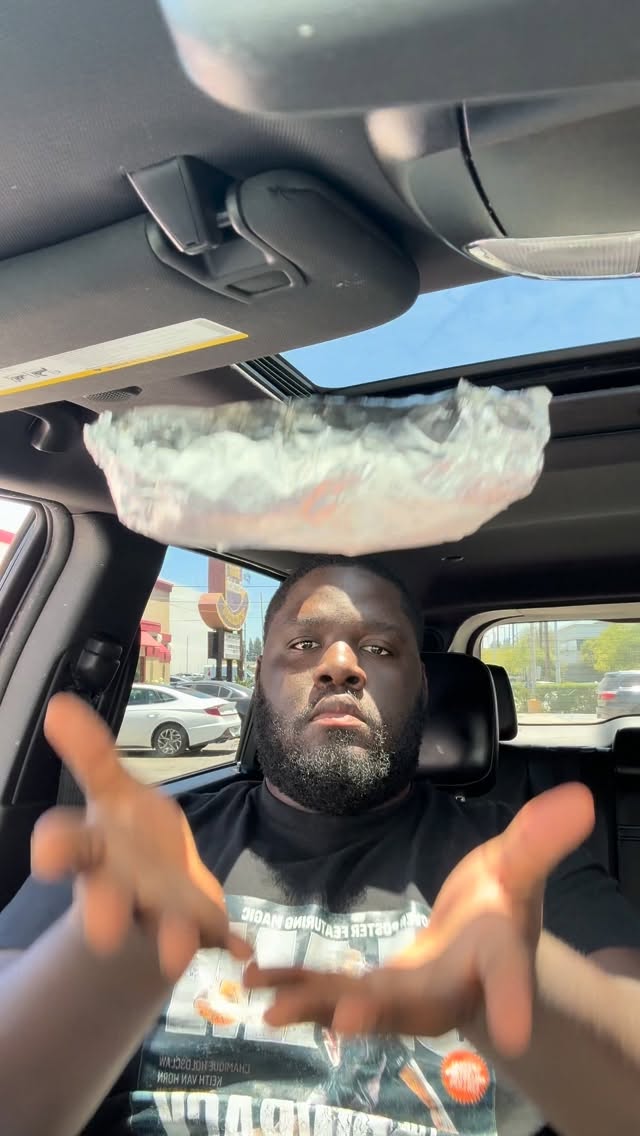 Instagram post by @littyheem for Arby's. Caption reads: Would you try @arbys new cheesesteak?....