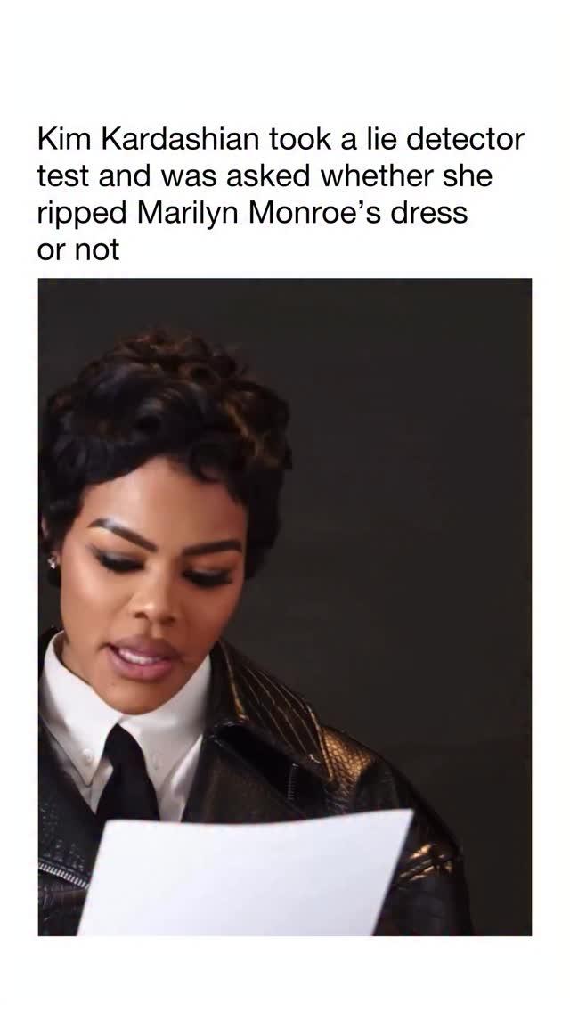 Instagram post by @kardashianclips for Vanity Fair. Caption reads: Kim Kardashian was in the hot seat strapped to a....