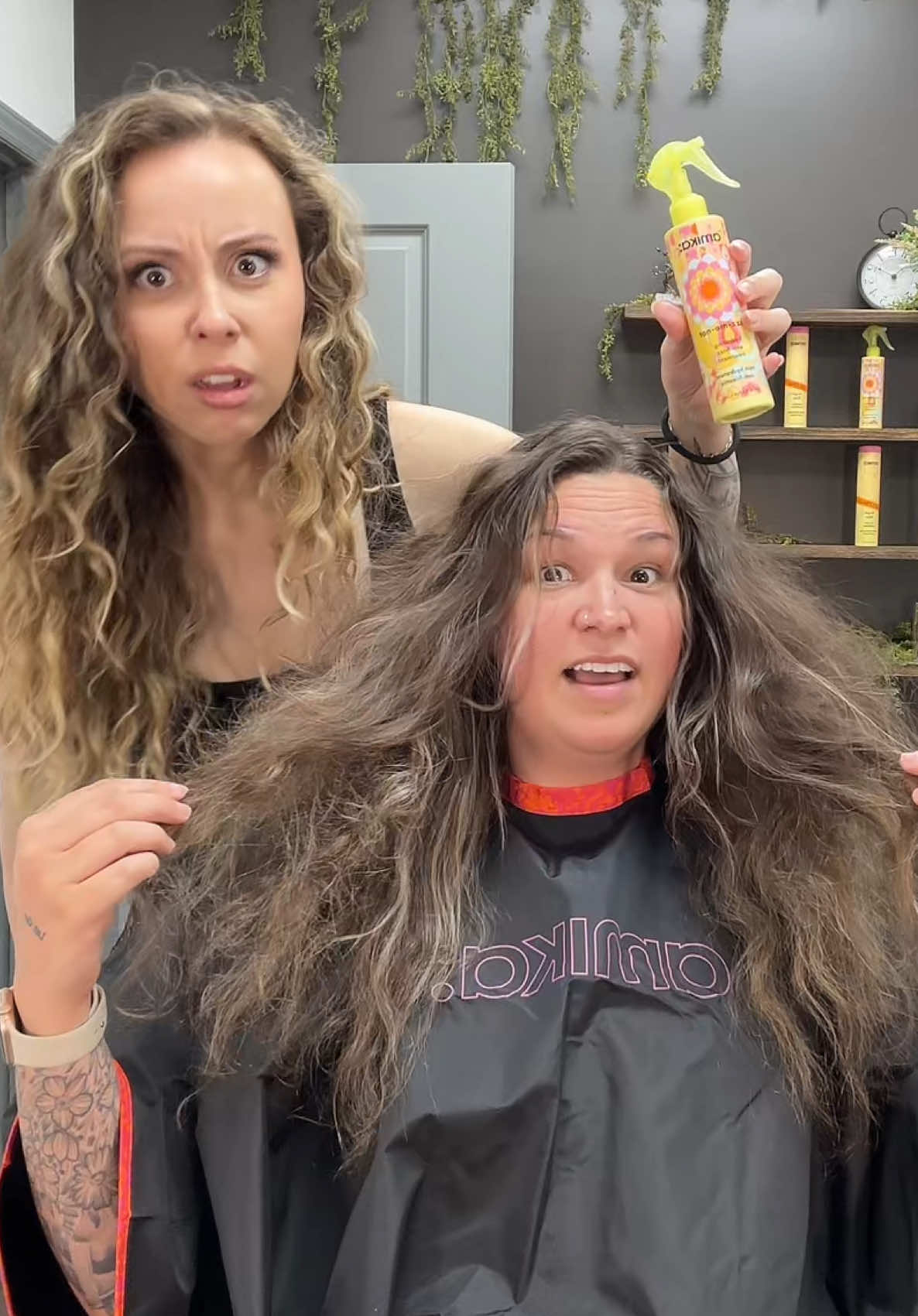 TikTok post by @thebaileylavender for Saloncentric. Caption reads: @SalonCentric #saloncentricpartner....