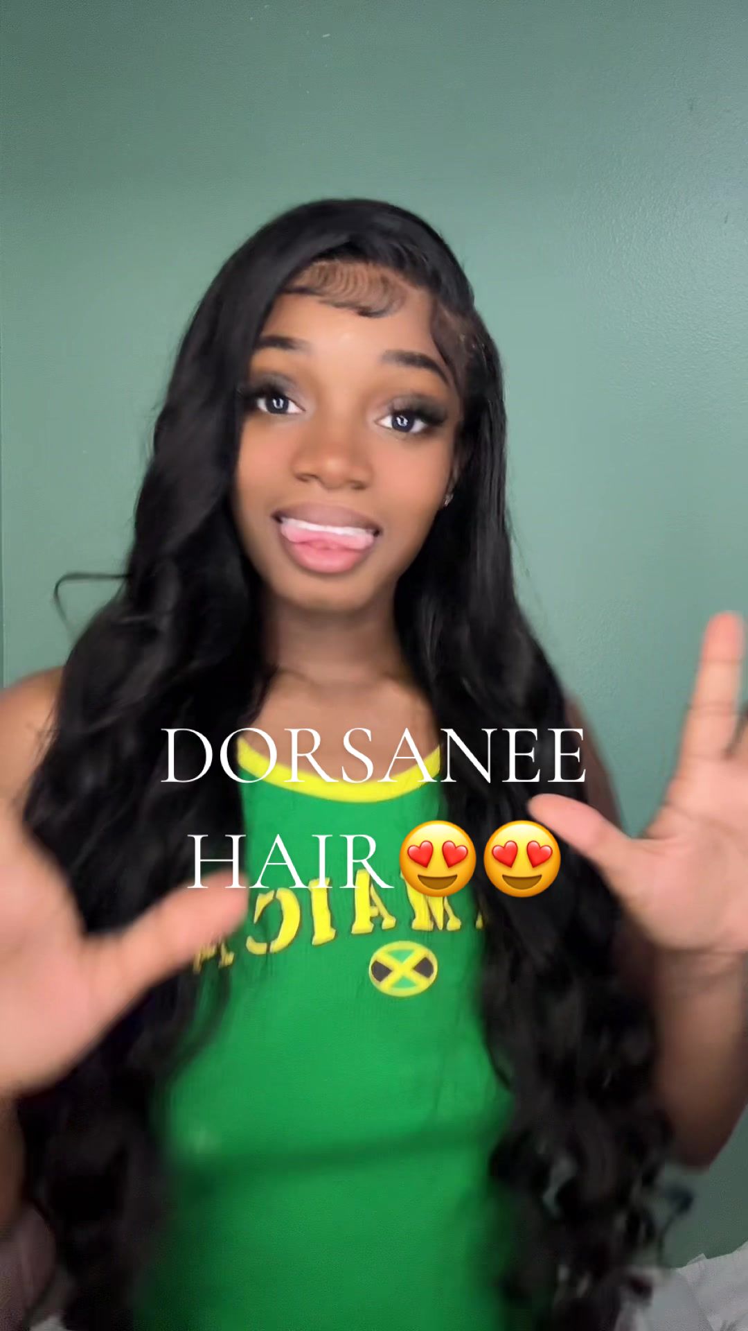 TikTok post by @ohthatsnesh for Dorsanee Hair. Caption reads: [...] of my BEST installllsss😍😍😍 with @Dorsanee....
