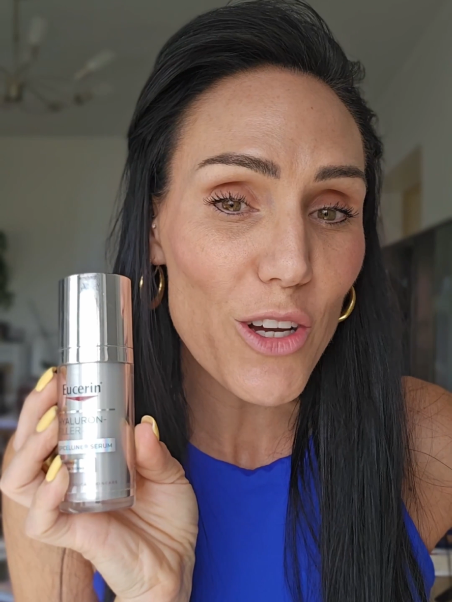 TikTok post by @natashavandermerwe for Eucerin. Caption reads: [...] got a full revamp, and as a longtime Eucerin....