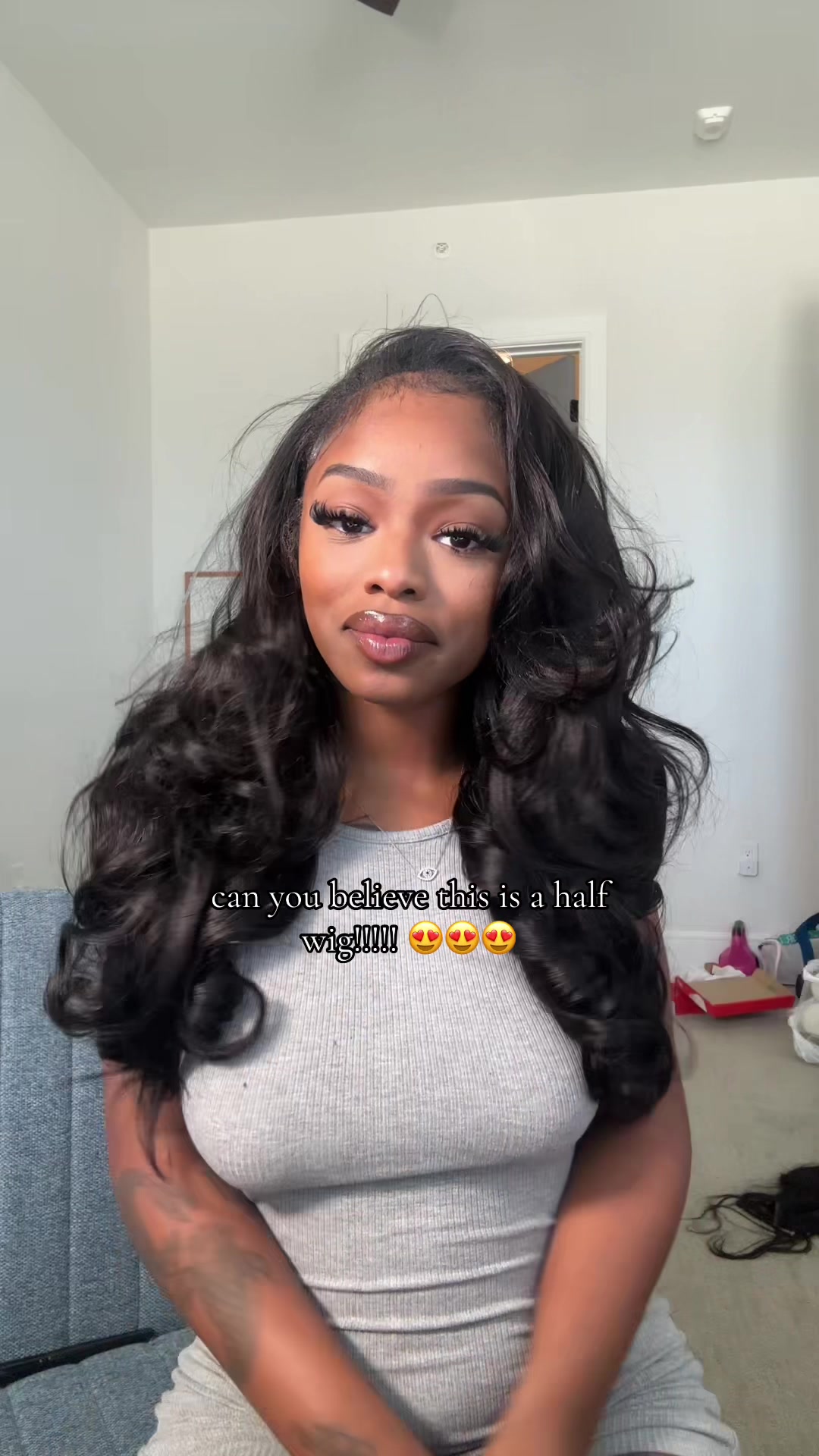 TikTok post by @wh0.nia for Celie Hair. Caption reads: this hair is from @Celie Hair Store @celiehair....
