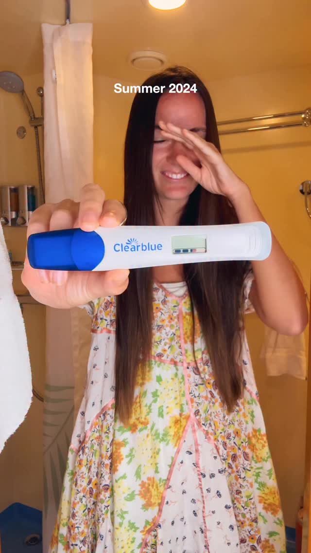 Instagram post by @ockeydockey for Norwegian Cruise Line. Caption reads: We actually found out we were pregnant with Capri....