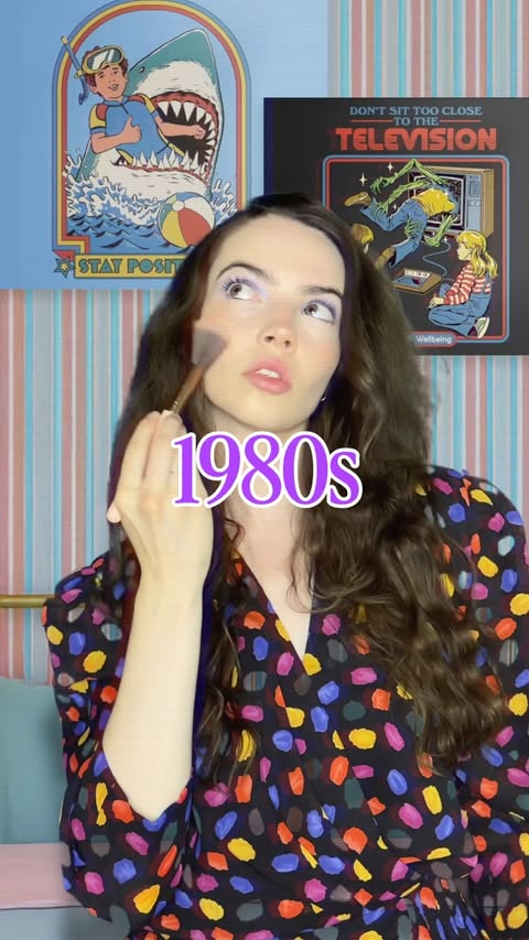 Instagram post by @samstimecapsule for Redbubble. Caption reads: [...] your favorite decade. Artists on Redbubble....