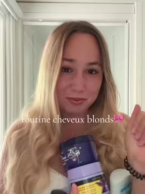 TikTok post by @claraldrr for MYRIAM•K PARIS. Caption reads: [...] #fyy @L’Oréal Paris @John Frieda @MYRIAM•K....