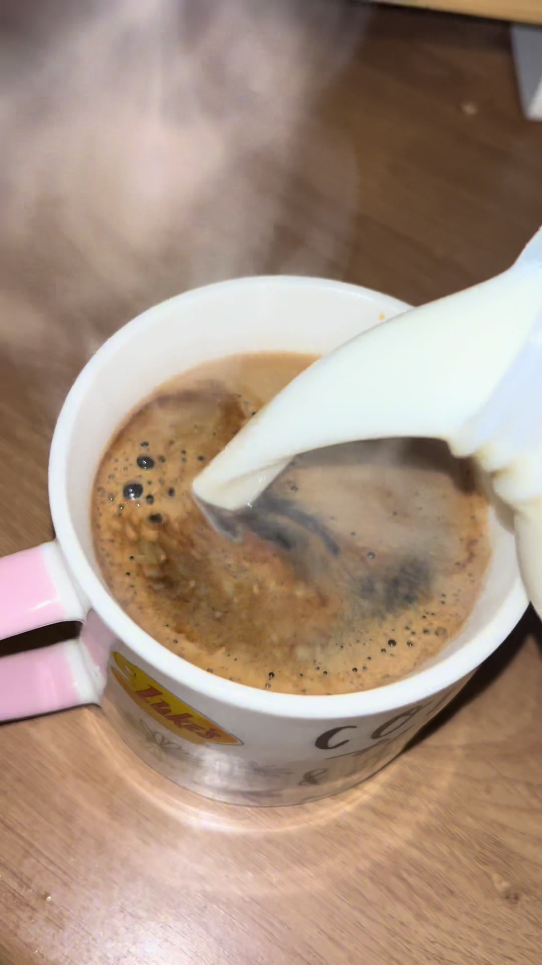 TikTok post by @_kirsty.jane_ for London Nootropics. Caption reads: [...] #coffeeroutine #tiktokshop #gifted @London....
