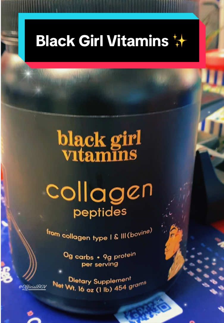 TikTok post by @shesunmoved for Black Girl Vitamins. Caption reads: [...] the inside out with the ultimate Black Girl....