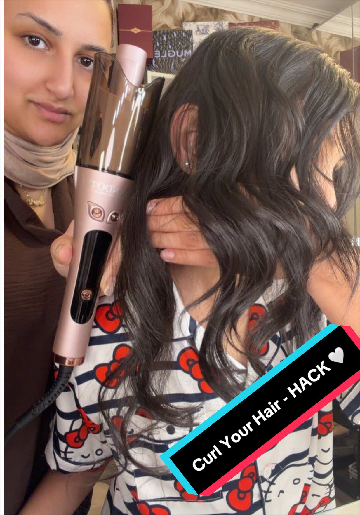 TikTok post by @thexadnans for Landot Beauty. Caption reads: 10/10 Professional Hairdresser Approved!!! ✨....