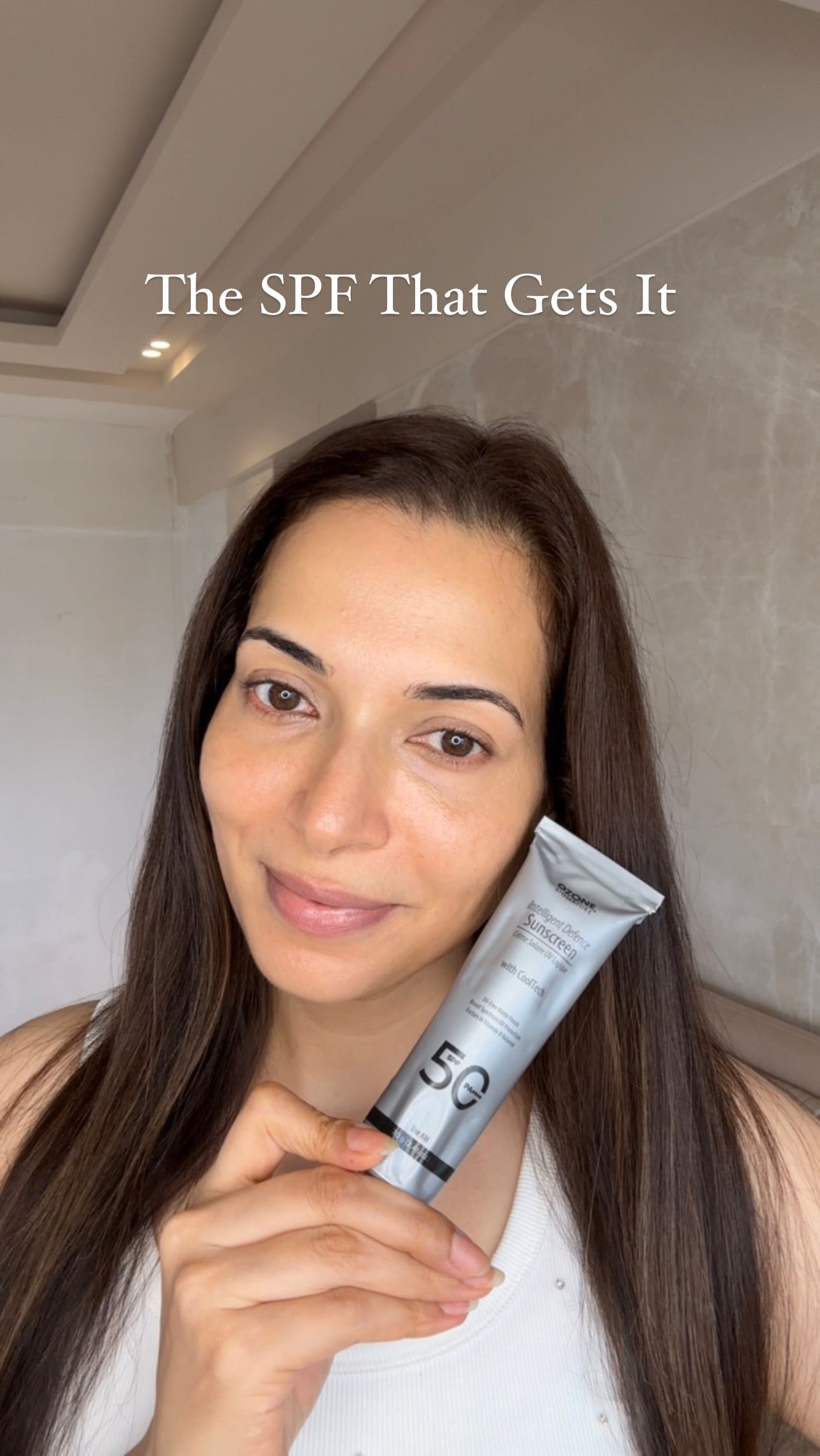 Instagram post by @amindermadan for Ozone Signature. Caption reads: Deadlines, heatwaves, oily skin… it’s a lot. But....