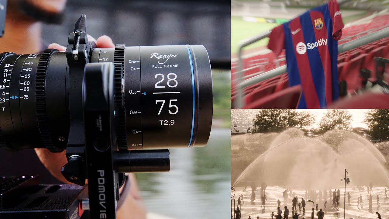 YouTube post by @CineDailies for CRDBAG. Caption reads: Laowa Rangers | Cine zooms with vintage character.