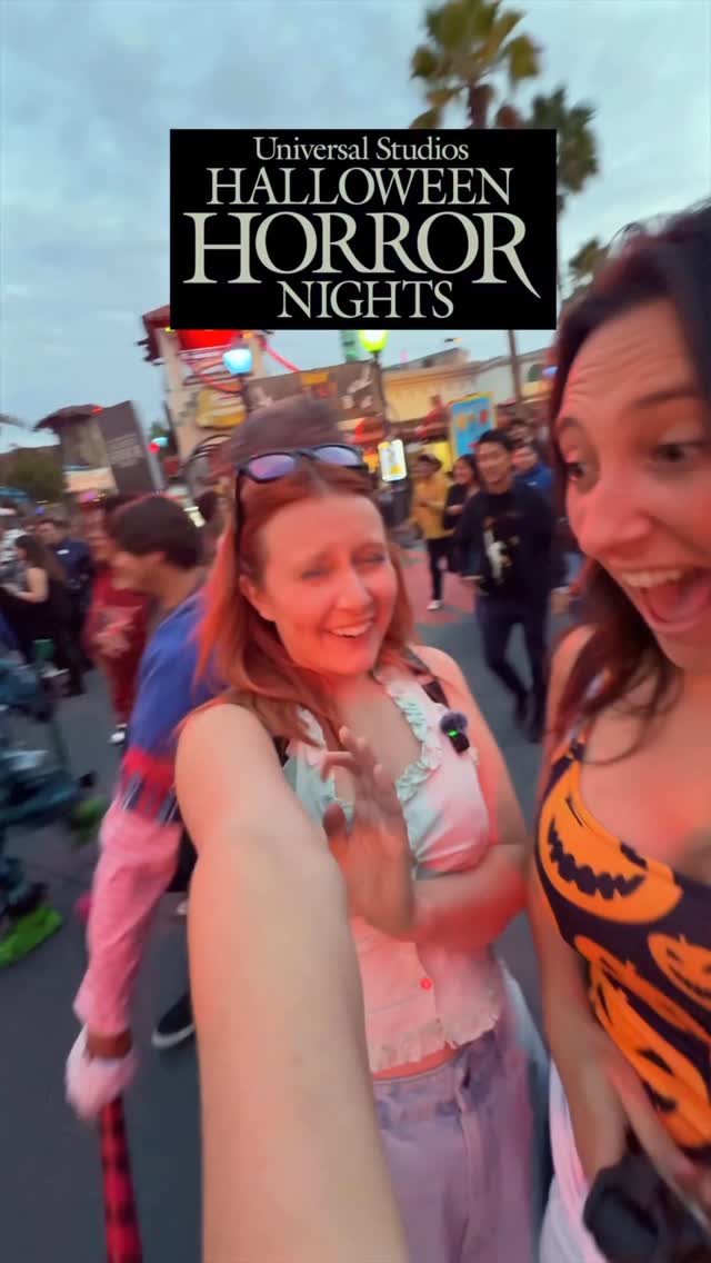 Instagram post by @nicki for Halloween Horror Nights. Caption reads: [...] If you haven’t made it to Halloween Horror....