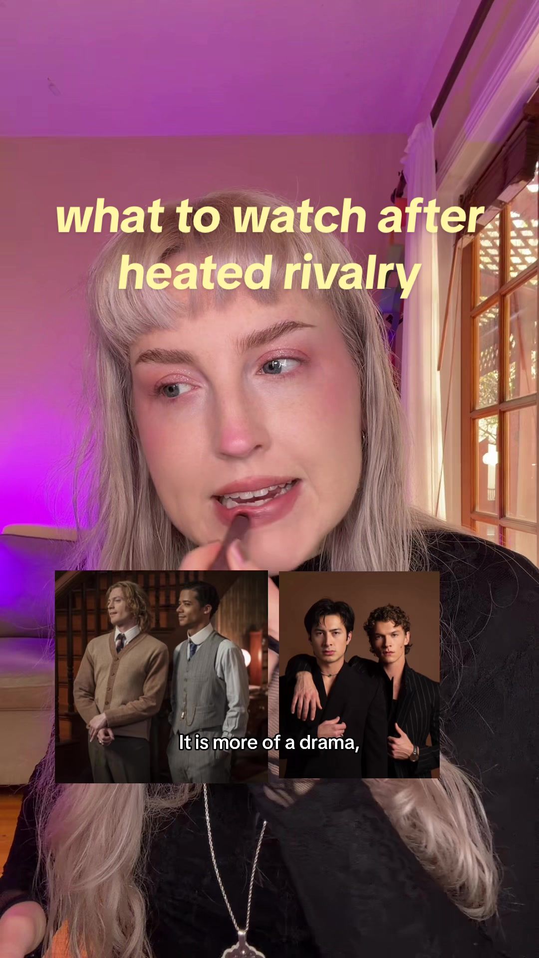 TikTok post by @poppylaur for OFRA Cosmetics. Caption reads: What to watch after @Heated Rivalry! 2026 is the....