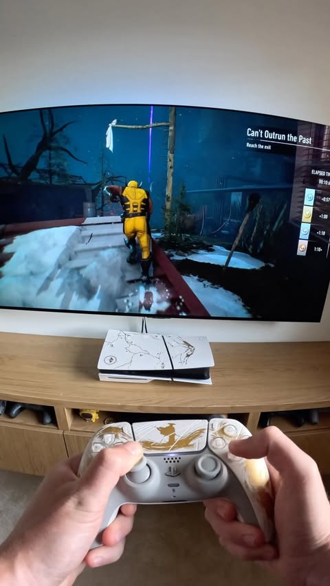 Instagram post by @craigogames for PlayStation. Caption reads: [...] Wolverine so far! Thanks for the code....