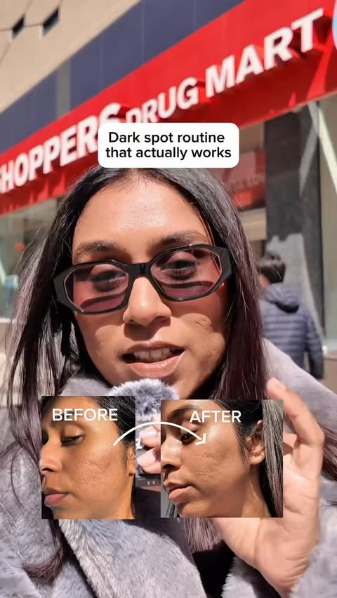 Instagram post by @thatisnish for Shoppers Drug Mart. Caption reads: [...] three @goodmolecules products from....